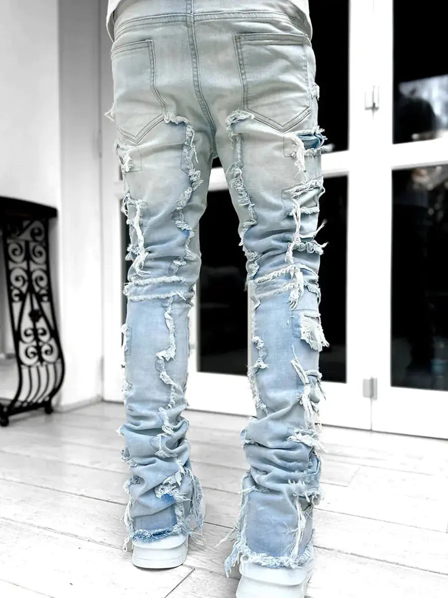 Ripped Pants Streetwear Fashion Clothes Heaventlyshop