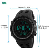 SKMEI Men's Digital Army Military Sport Quartz Analog Chrono Waterproof Watch US Heaventlyshop