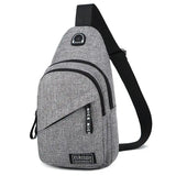 Men Women Sling Bag Chest Fanny Packs Cross Body Travel Sports Shoulder Backpack Heaventlyshop