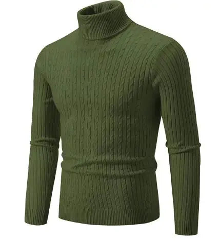 Men's Turtleneck Knitted Sweater Heaventlyshop