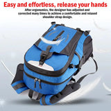 40L Men Women Travel Backpack Rucksack Camping Laptop Hiking School Book Bag USA Heaventlyshop