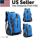 40L Men Women Travel Backpack Rucksack Camping Laptop Hiking School Book Bag USA Heaventlyshop