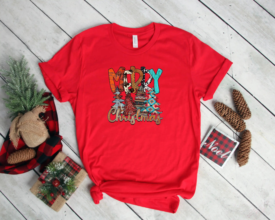 Western Merry Christmas Shirt, Christmas Shirts Heaventlyshop
