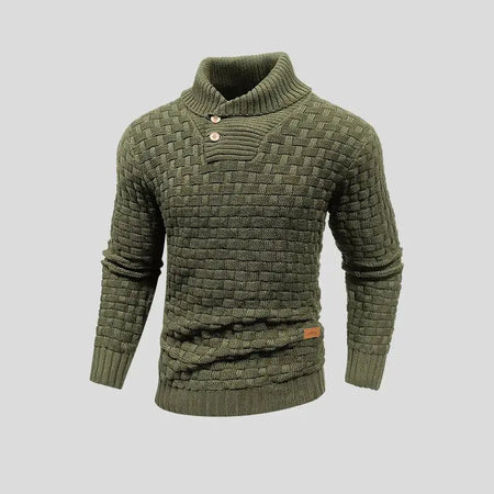 Men's Waffle Pattern Sweater Heaventlyshop