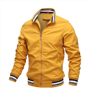 Men’s Casual Stand-up Collar Jacket Heaventlyshop