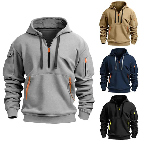 Cotton Dropped Shoulder Hooded Sweatshirt Men's Women's Plus Size Loose Pullover Fashion Sweatshirt Heaventlyshop