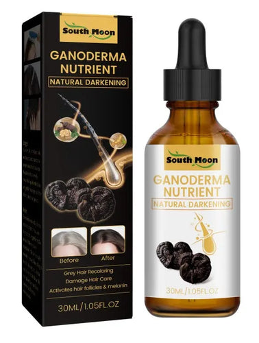 South Moon Black Ganoderma White To Black Hair Treatment Nourishing Hair Moisturizing Hair Repairing Massage Serum Heaventlyshop