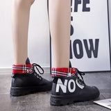 New All-match High-top Girls Canvas Short Boots Women's Shoes Heaventlyshop