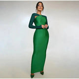 Hollow Out Bodycon Dress Heaventlyshop