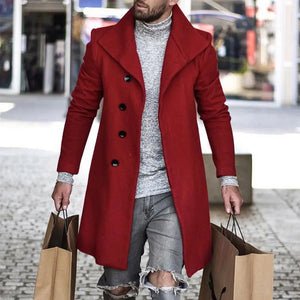 Plaid Men's Coat New Foreign Trade Wish Coat Heaventlyshop