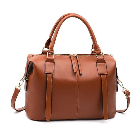 Women Leather Handbag Vintage Bag Shoulder Bags Big Bag Heaventlyshop