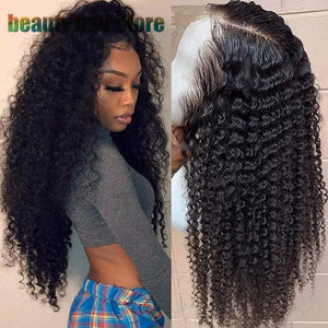 Brazilian Kinky Curly Lace Front Human Hair Wigs Heaventlyshop