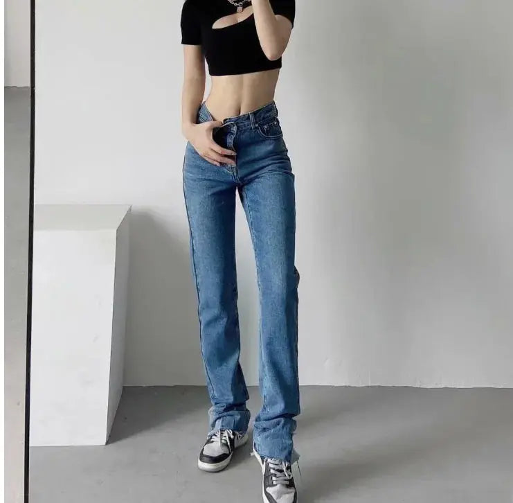 High Waist Jeans Heaventlyshop