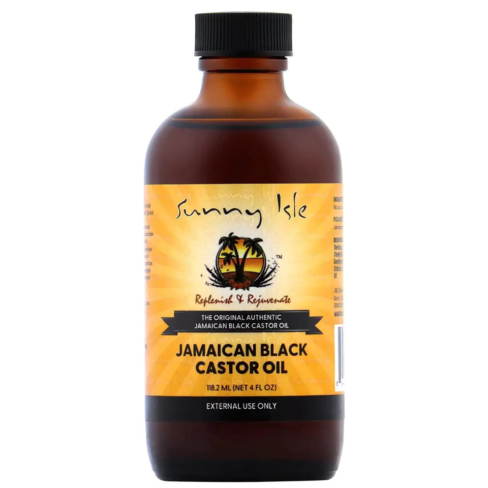 Sunny Isle Jamaican Black Castor Oil 4oz | 100% Natural Treatment for Hair, Scalp and Skin Unscented 4 Fl Oz (Pack of 1) Heaventlyshop