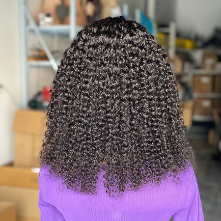 200 Curly Headbandwig Human Hair Wigs Heaventlyshop