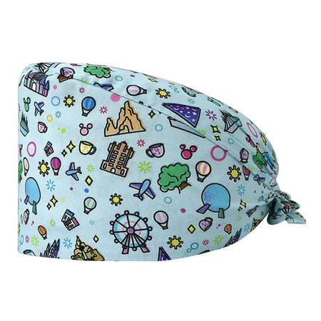 Cute Printed Cotton Nurse Hat Heaventlyshop