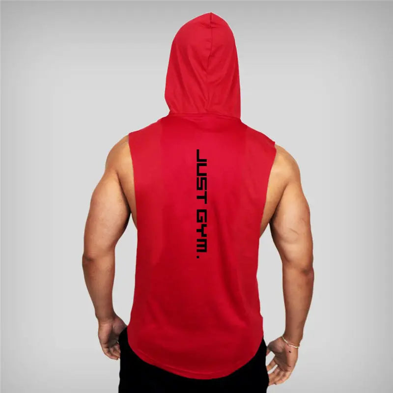 Fitness Vest Men Hooded Loose Clothes Heaventlyshop