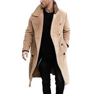 Woolen Coat Men's Thickened Coat Heaventlyshop