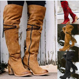 Autumn And Winter Warm Boots Over The Knee Boots Long Boots Heaventlyshop