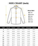 Stretch Mens Dress Shirts Long Sleeve Slim Fit Dress Shirts for Men Muscle Fit Wrinkle Free Button Down Shirt 3X-Large Baby Blue Heaventlyshop