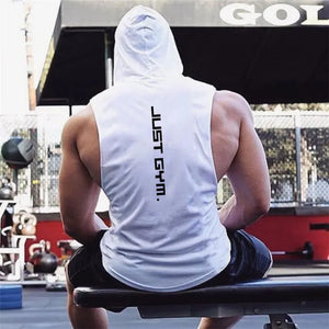 Fitness Vest Men Hooded Loose Clothes Heaventlyshop