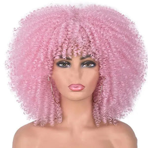 Small Curly Hair Rose Mesh Synthetic Headgear Heaventlyshop