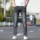 Summer Thin Jeans Men's Slim-fit Straight Trousers Heaventlyshop