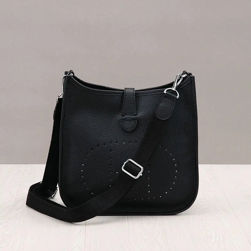 Women Litchi Stria Leather Crossbody Shoulder Togo Classic Purse Handbag Bags H Heaventlyshop