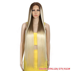 Long Straight Hair Synthetic Fiber Headgear Heaventlyshop