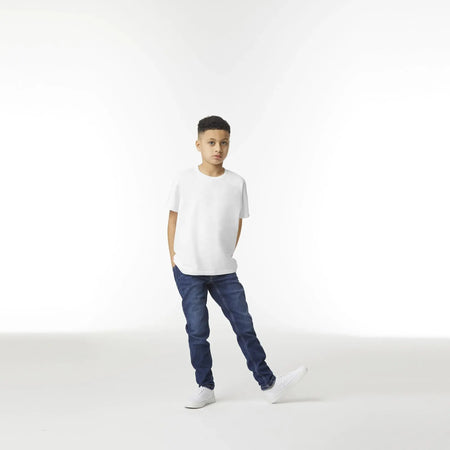Gildan Youth Heavy Cotton T-Shirt, Style G5000B, 2-Pack X-Large White - Heaventlyshop