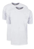 Shaka Wear Men's T Shirt – 2 Pack 7 oz Max Heavyweight Cotton Short Sleeve Crewneck Tee Top Tshirts Regular Big Size S-7XL 7X-Large White - Heaventlyshop