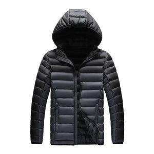 Men's Cotton-padded Coat Hooded Coat Winter Heaventlyshop