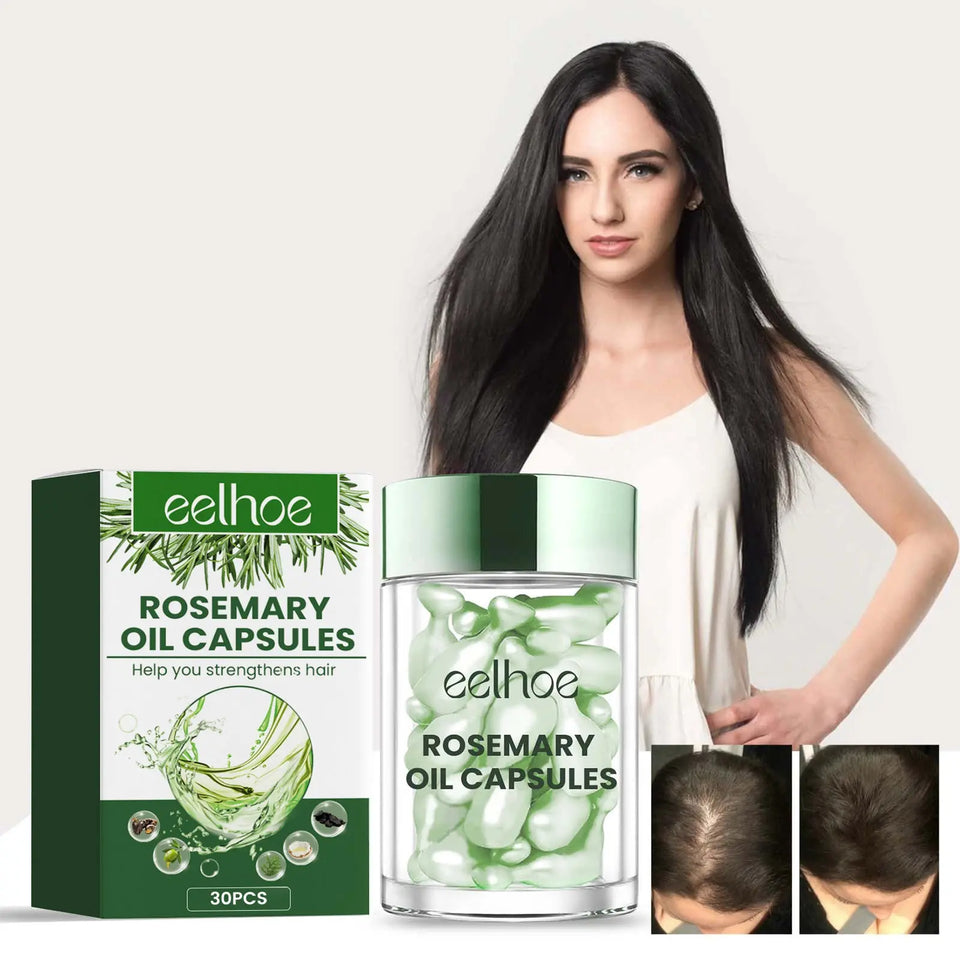 Rosemary Hair Care Capsules Nourish Hair Roots And Prevent Hair Loss Heaventlyshop