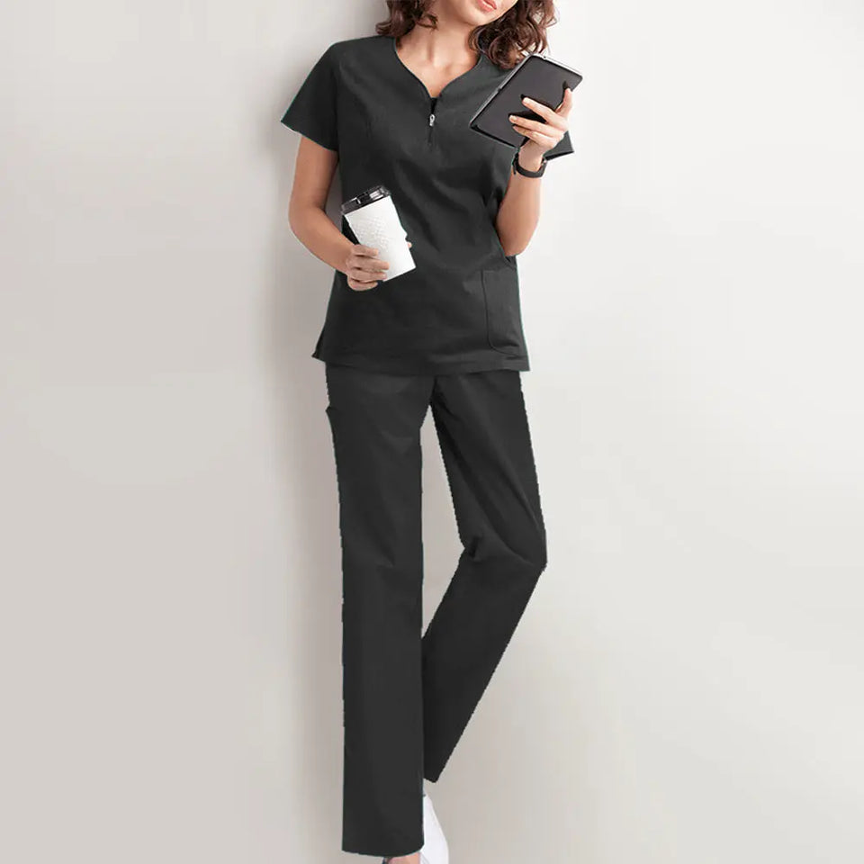 Operating Room Short Sleeved Nurse Uniform Suit Nurse Surgeon Heaventlyshop