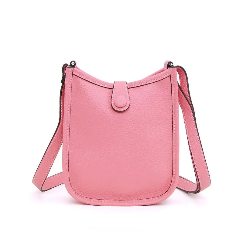 Women Litchi Stria Leather Crossbody Shoulder Togo Classic Purse Handbag Bags H Heaventlyshop