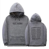 "Women’s Letter Print Hooded Sweatshirt with Drawstring, Pockets, and Long Sleeves – Stylish Sports Hoodie" Heaventlyshop