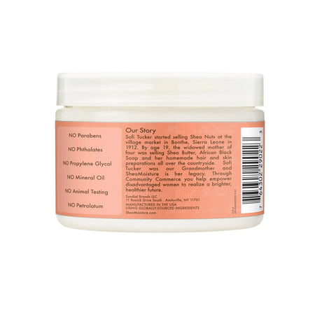 SheaMoisture Smoothie Curl Enhancing Cream Coconut and Hibiscus for Thick, Curly Hair Sulfate Free and Paraben Free 12 oz 12 Ounce (Pack of 1) Heaventlyshop