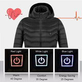 Men's Fleece Waterproof Winter Heated Jackets Heaventlyshop