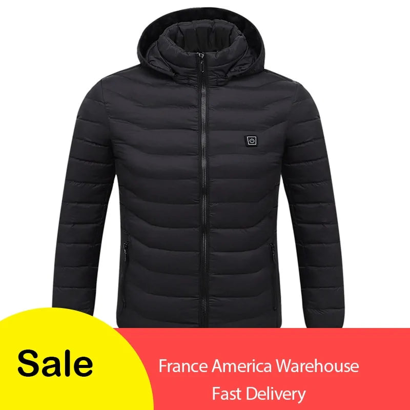 Men's Fleece Waterproof Winter Heated Jackets Heaventlyshop