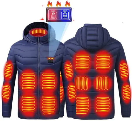 Full-Body Heated USB Charging Jacket Heaventlyshop