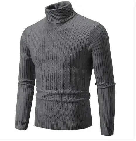 Men's Turtleneck Knitted Sweater Heaventlyshop