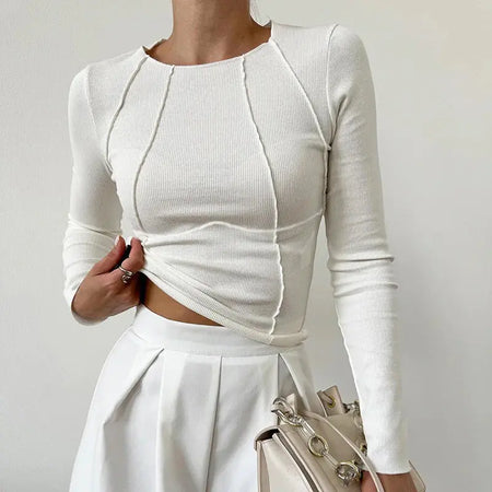 Elegance Fit Knitted Top Heaventlyshop