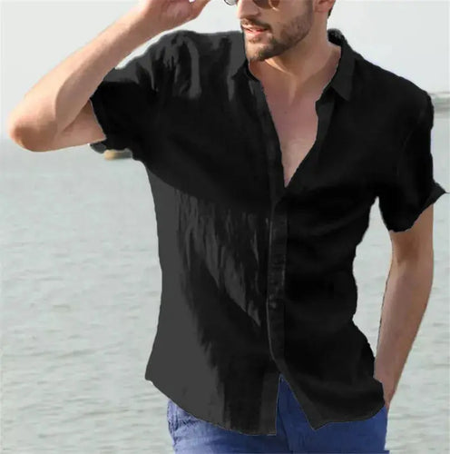 Summer Short-Sleeved Men's Shirts Heaventlyshop