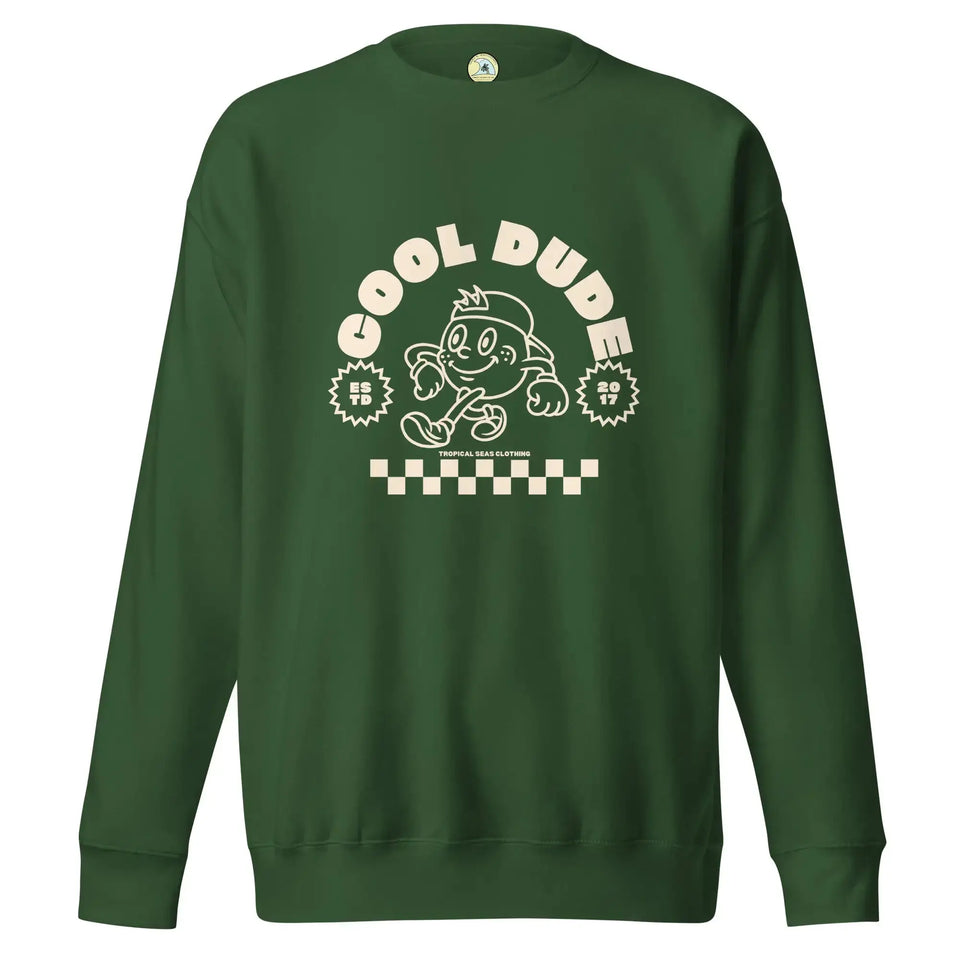 Cool Dude Surfer Premium Sweatshirt Heaventlyshop