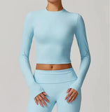 Slim Fit Long Sleeve Yoga Wear Heaventlyshop