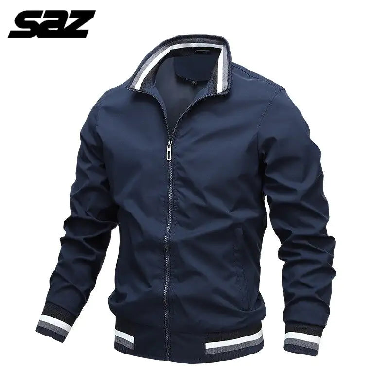 Men’s Casual Stand-up Collar Jacket Heaventlyshop