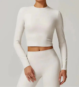 Slim Fit Long Sleeve Yoga Wear Heaventlyshop