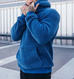 Men's Jacket Fashion Hooded Plush Sweater Heaventlyshop