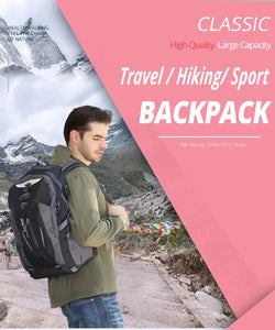 40L Men Women Travel Backpack Rucksack Camping Laptop Hiking School Book Bag USA Heaventlyshop