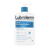 Lubriderm Fragrance Free Daily Moisture Lotion + Pro-Ceramide, Shea Butter & Glycerin, Face, Hand & Body Lotion for Sensitive Skin, Hydrating Lotion for Healthier-Looking Skin, 16 fl. oz Heaventlyshop